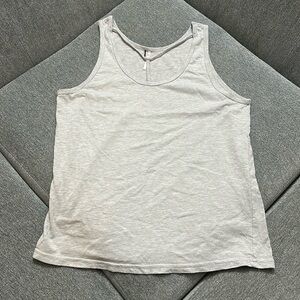 Poof! Super cute tank top size large with adorable neckline